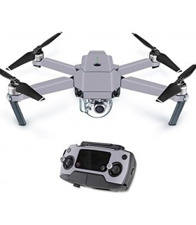 Skin Compatível com Drone Quadcopter DJI Mavic Pro - Cinza Sólido | Capa protetora, durável e exclusiva de decalque de vinil | F