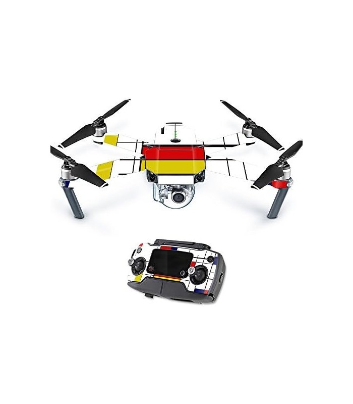 Skin Compatível com DJI Mavic Pro Quadcopter Drone - Deco | Capa protetora, durável e exclusiva de decalque de vinil | Fácil de