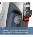 BLACK+DECKER Allure Professional Steam Iron, Comfort Grip, base em aço inoxidável, D3030