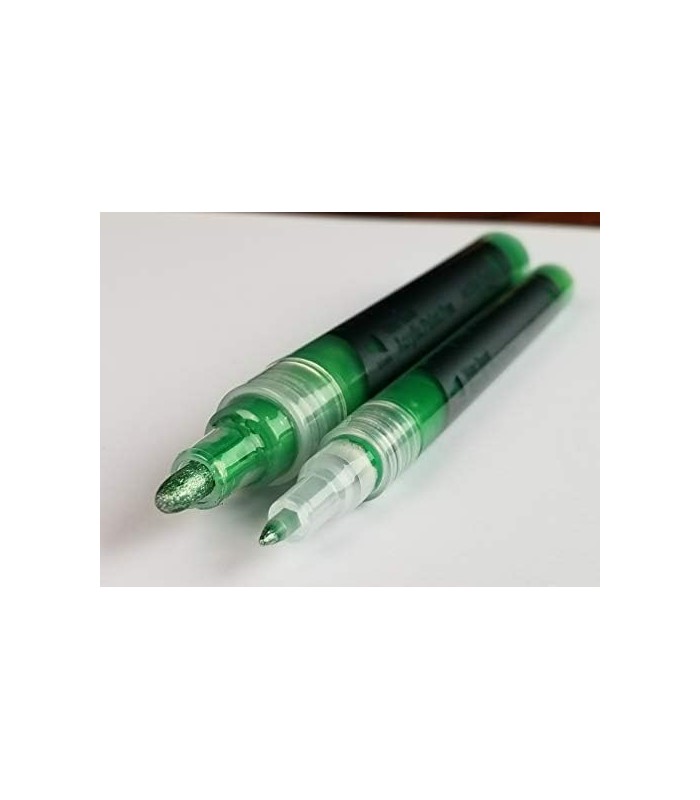 Canetas de tinta acrílica metálica 35, pacote duplo de marcadores de tinta de ponta extra fina e média, para pintura de rocha, c