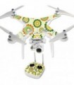 Skin Compatível com DJI Phantom 3 Professional Quadcopter Drone Capa Adesivo Skins Flower Power1