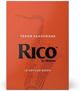 DøAddario Woodwinds Rico by DAddario Tenor Sax Palhetas, Força 3.5, pacote com 10 (RKA1035)