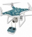 Skin Compatível com DJI Phantom 4 Quadcopter Drone ' Deco Fish | Capa protetora, durável e exclusiva de decalque de vinil | Fáci