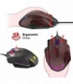 Mouse Redragon M908 Impact RGB LED MMO com botões laterais, mouse óptico com fio para jogos com 12.400 DPI, precisão, 20 botões