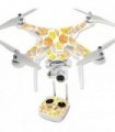 Skin Compatível com DJI Phantom 3 Professional Quadcopter Drone Envoltório Capa Adesivo Skins Yellow Petals