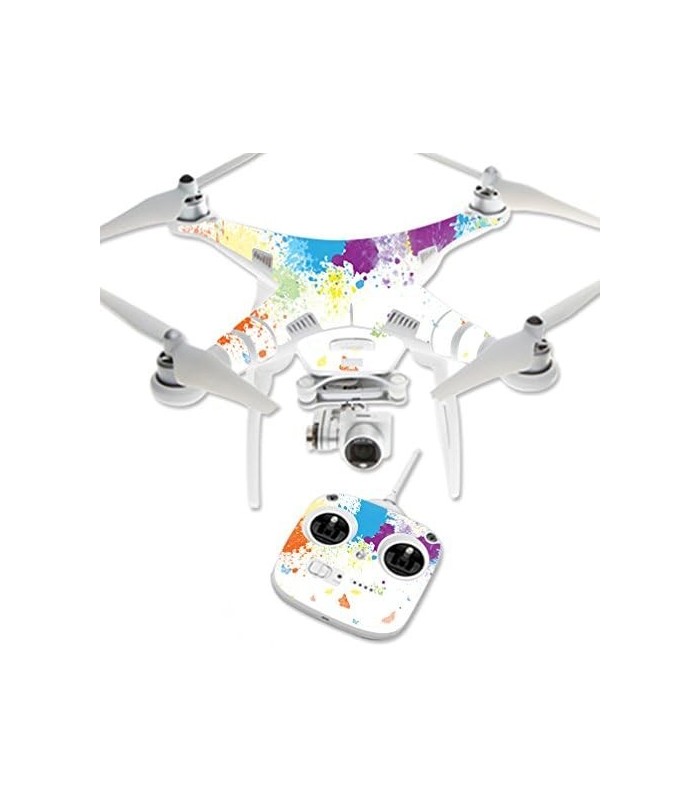 Skin Compatível com DJI Phantom 3 Standard Quadcopter Drone Capa Adesivo Skins Splash of Color