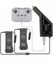 Hanatora 3 em 1 carregador de bateria para carro para DJI Mavic Drone, acessórios de hub de carregamento rápido de 12V