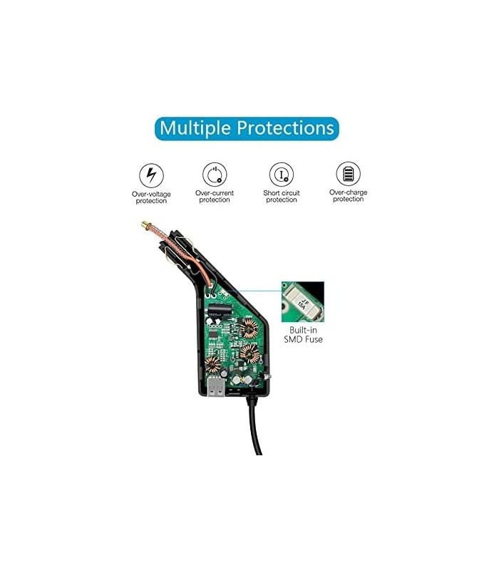 Hanatora 3 em 1 carregador de bateria para carro para DJI Mavic Drone, acessórios de hub de carregamento rápido de 12V