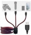 3 em 1 USB para cabo de linha de alimentação tipo C para DJI Avata Fly Smart Combo Acessórios, linha de cabo de carregamento par