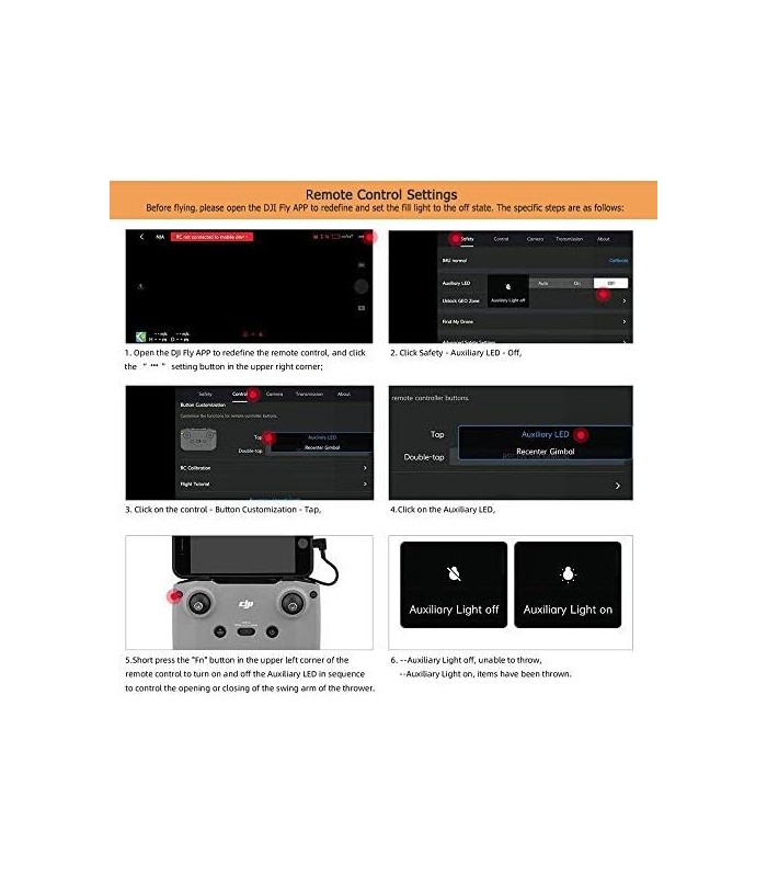 Air 2S Airdrop Airdrop Delivery Device, Drone Fishing Line Release and Drop Device para DJI Mavic Air Air 2S Accessories