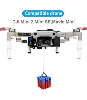 Hanatora Payload Air Drop Release Dropper Device para DJI Mini 2, Mini SE, Mavic Mini Drone, Clip Delivery Transport Thrower Dro