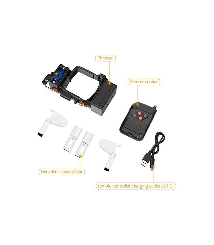 Hanatora Payload Air Drop Release Dropper Device para DJI Mini 2, Mini SE, Mavic Mini Drone, Clip Delivery Transport Thrower Dro