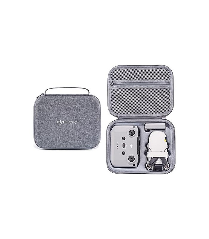 INSYOO Mavic Mini 2 Bolsa de transporte Bolsa de armazenamento Hard Shell Box para acessórios DJI Mini 2 Drone (mini 2, cinza)