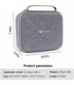 INSYOO Mavic Mini 2 Bolsa de transporte Bolsa de armazenamento Hard Shell Box para acessórios DJI Mini 2 Drone (mini 2, cinza)