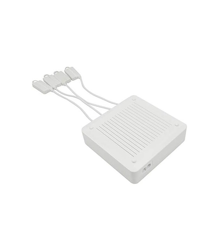 Carregador de bateria múltiplo com 4 portas de carregador de balanceamento rápido de canal e 2 portas USB para bateria de drone