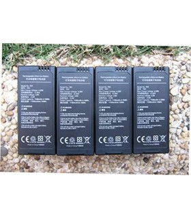 gif power 4pcs x 1100mAh Baterias para Ryze Tech DJI Tello Drone (Preto)