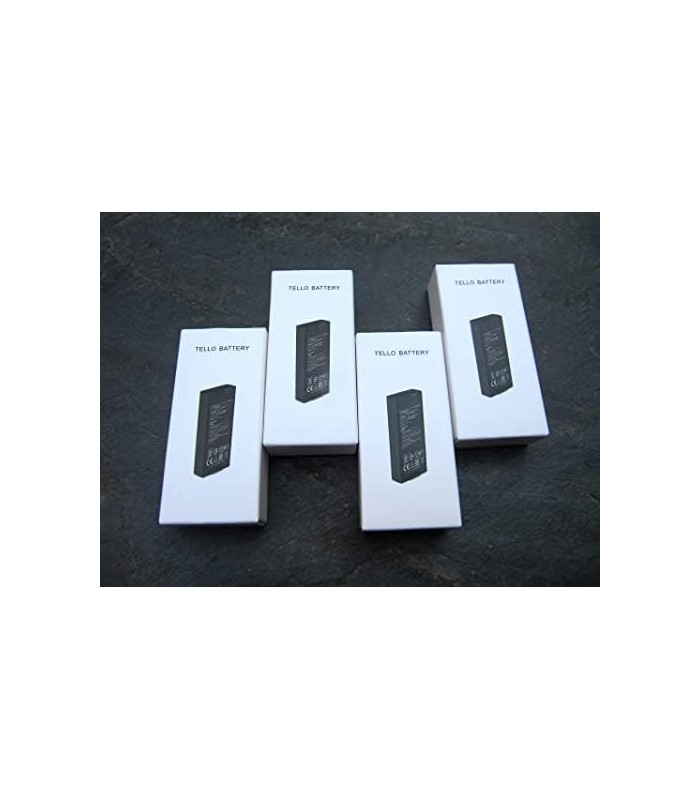 gif power 4pcs x 1100mAh Baterias para Ryze Tech DJI Tello Drone (Preto)