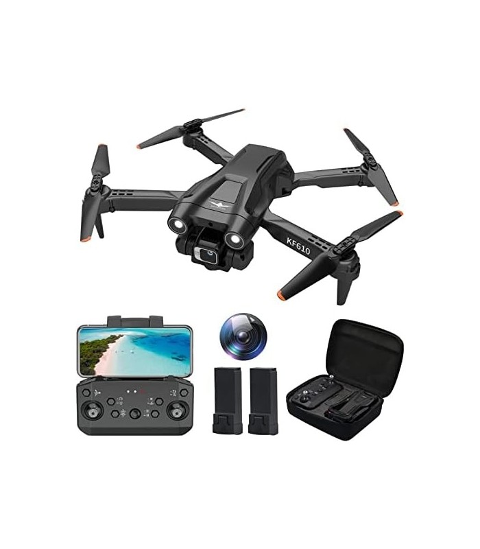 Drone 3T6B com câmera para adultos e crianças, Drone FPV dobrável para crianças iniciantes, RC Quadcopter Brinquedos para crianç