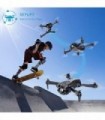 Drone 3T6B com câmera para adultos e crianças, Drone FPV dobrável para crianças iniciantes, RC Quadcopter Brinquedos para crianç
