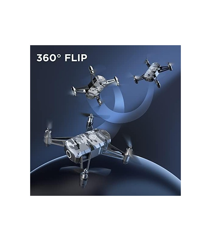 HR Drone para crianças com câmera HD FPV 1080p, mini quadricóptero para iniciantes com retenção de altitude, um caminho de chave