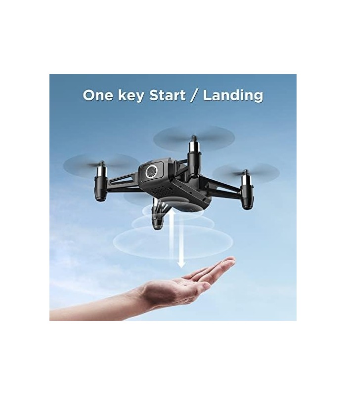 HR Drone para crianças com câmera HD FPV 1080p, mini quadricóptero para iniciantes com retenção de altitude, um caminho de chave