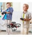 Mini Drone ATOYX para crianças e iniciantes, Nano Helicóptero Quadcóptero Portátil Interno com Pairação Automática, Modo Sem Cab