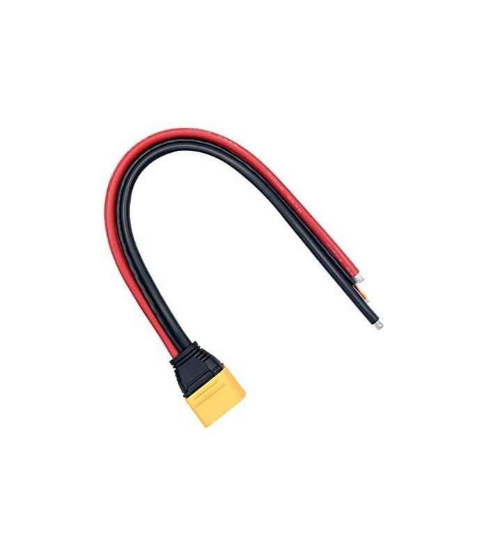 FLY RC AS150U 70A Conector de plugue banhado a cobre Cabo adaptador de resistência para drone de corrida FPV Modelo Cabo de bate