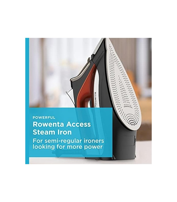 Rowenta Access Steam Iron, 1700 watts, Preto