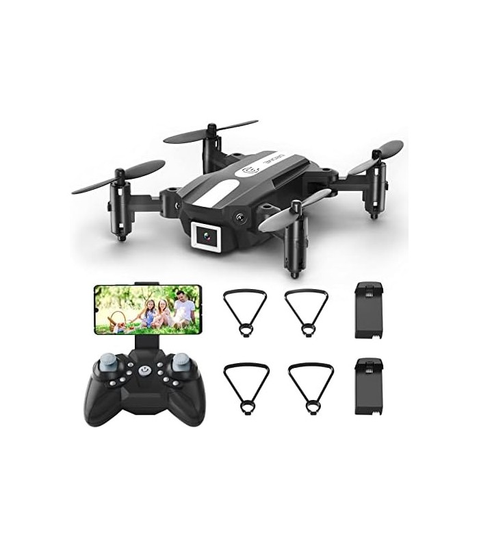 FERIETELF T25 Mini Drone com Câmera - Drones 1080P HD RC para Crianças 8-12 Fpv Drone para Adultos Iniciantes, Com Uma Tecla Tak