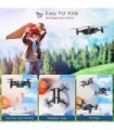 FERIETELF T25 Mini Drone com Câmera - Drones 1080P HD RC para Crianças 8-12 Fpv Drone para Adultos Iniciantes, Com Uma Tecla Tak
