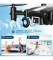 FERIETELF T25 Mini Drone com Câmera - Drones 1080P HD RC para Crianças 8-12 Fpv Drone para Adultos Iniciantes, Com Uma Tecla Tak