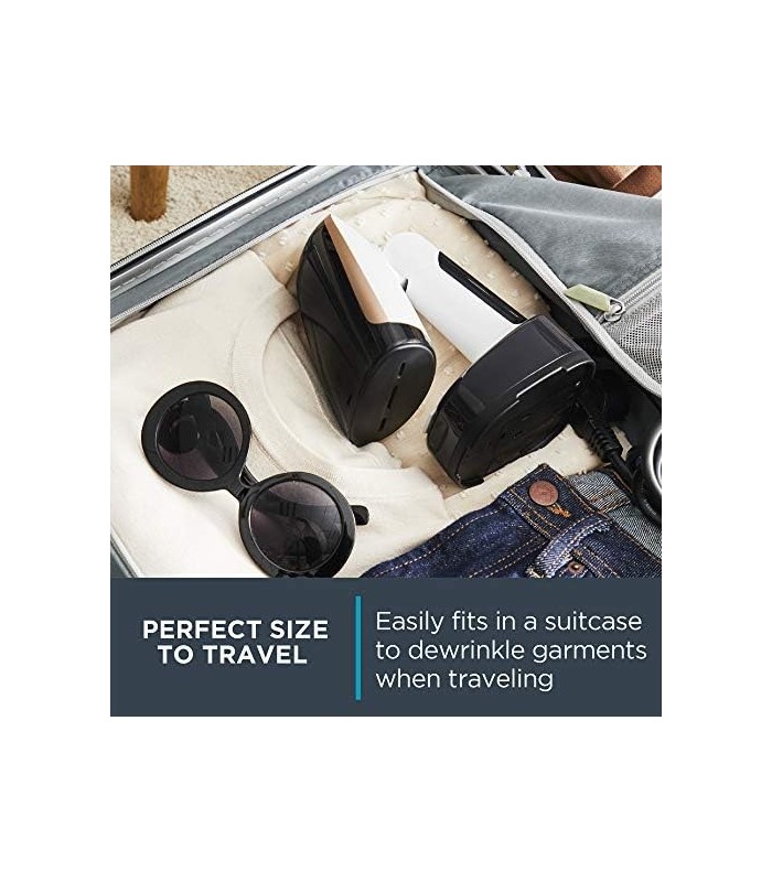 Rowenta ACCESSSTEAM Bolso Dobrável e Aquecimento Mais Rápido Vaporizador de Viagem Compacto, Branco