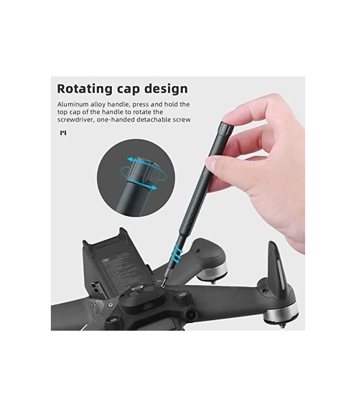 AileFox 48-em-1 Drone Camera Phone RC Car Toy PC Universal Repair Screwdriver Tool Kit para DJI Maintenance Tools Set S2 Steel B