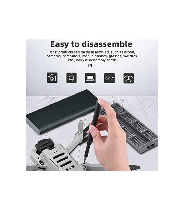 AileFox 48-em-1 Drone Camera Phone RC Car Toy PC Universal Repair Screwdriver Tool Kit para DJI Maintenance Tools Set S2 Steel B