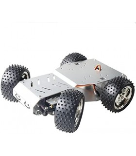 SmaringWing Premium Open Source Smart Robot Chassis Car, Metal Frame 4WD STM Steering Car Model Steering Gear STM32 Model Roboti