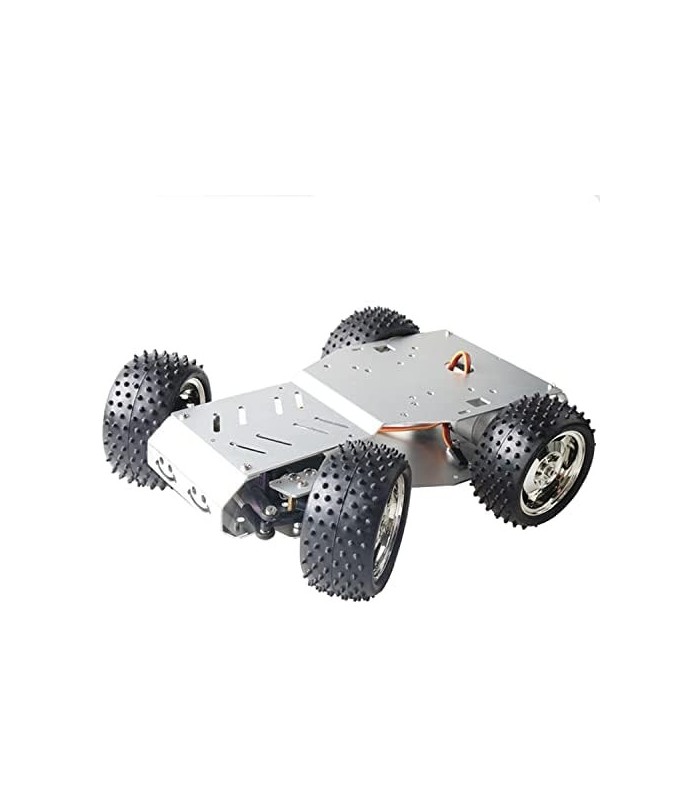 SmaringWing Premium Open Source Smart Robot Chassis Car, Metal Frame 4WD STM Steering Car Model Steering Gear STM32 Model Roboti