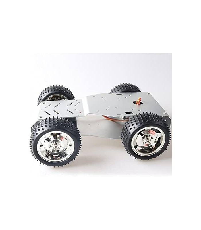 SmaringWing Premium Open Source Smart Robot Chassis Car, Metal Frame 4WD STM Steering Car Model Steering Gear STM32 Model Roboti