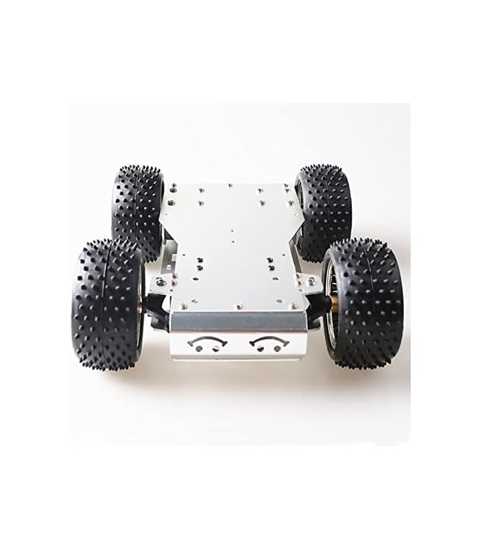 SmaringWing Premium Open Source Smart Robot Chassis Car, Metal Frame 4WD STM Steering Car Model Steering Gear STM32 Model Roboti