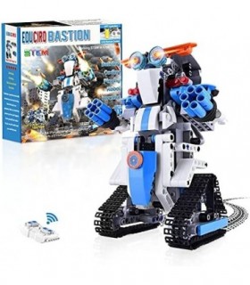 STEM Robot Building Kits for Kids- Remote Control Engineering Science Educational Learning Science Building Toys for Kids Age 8-
