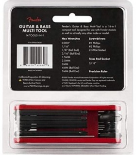 Multiferramenta para guitarra e baixo Fender
