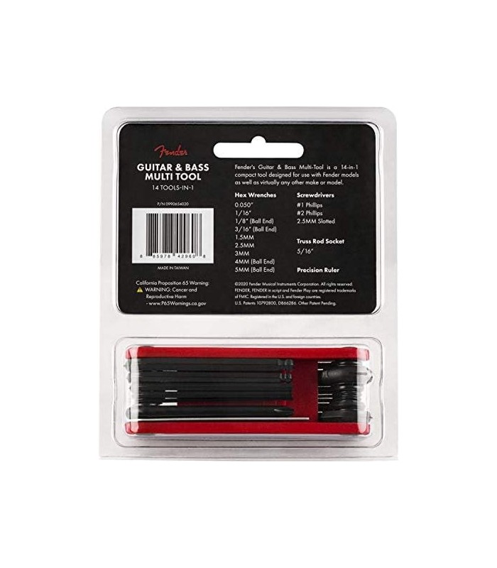 Multiferramenta para guitarra e baixo Fender
