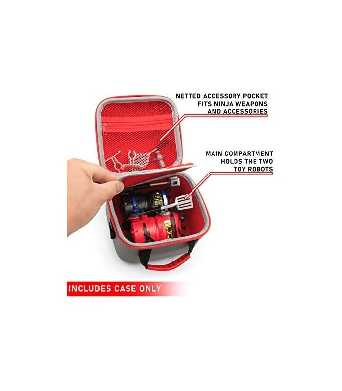 CASEMATIX Robot Toy Box Case Compatível com Robôs de Batalha Interativos Ninja Bots e Acessórios, Inclui Apenas Case