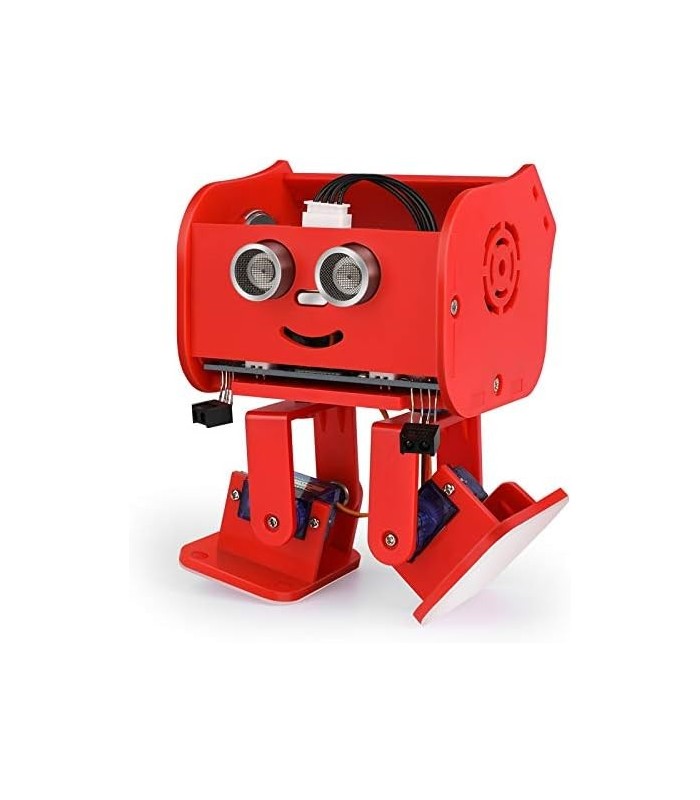 Kit de robô bípede ELEGOO Penguin Bot compatível com projeto Arduino com tutorial de montagem, kit STEM para amadores, brinquedo