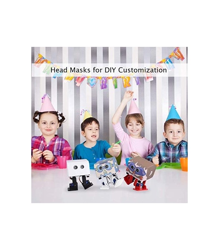 Kit de robô bípede ELEGOO Penguin Bot compatível com projeto Arduino com tutorial de montagem, kit STEM para amadores, brinquedo