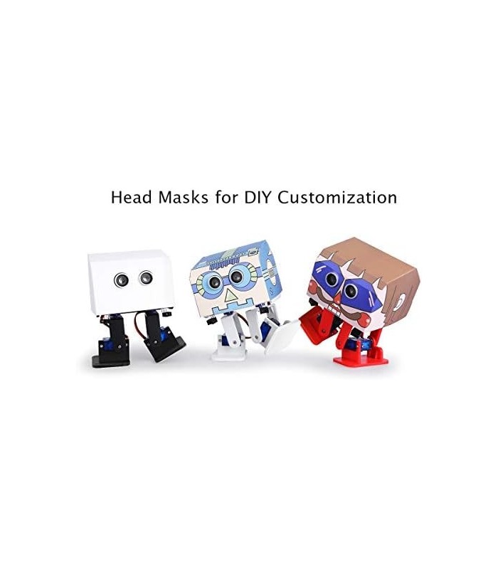 Kit de robô bípede ELEGOO Penguin Bot compatível com projeto Arduino com tutorial de montagem, kit STEM para amadores, brinquedo