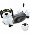 Dollox Robot Dog Remote Control Dachshund Puppy, RC Robotic Interactive Walking Dancing Doggy Programável Electronic Pet Toy wit