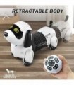 Dollox Robot Dog Remote Control Dachshund Puppy, RC Robotic Interactive Walking Dancing Doggy Programável Electronic Pet Toy wit