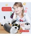 Dollox Robot Dog Remote Control Dachshund Puppy, RC Robotic Interactive Walking Dancing Doggy Programável Electronic Pet Toy wit