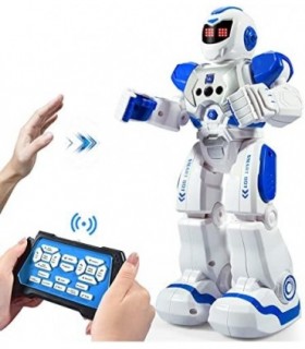 Zosam -- Robô de controle remoto para crianças, Robô programável com brinquedos de controle infravermelho, canto, dança, caminha