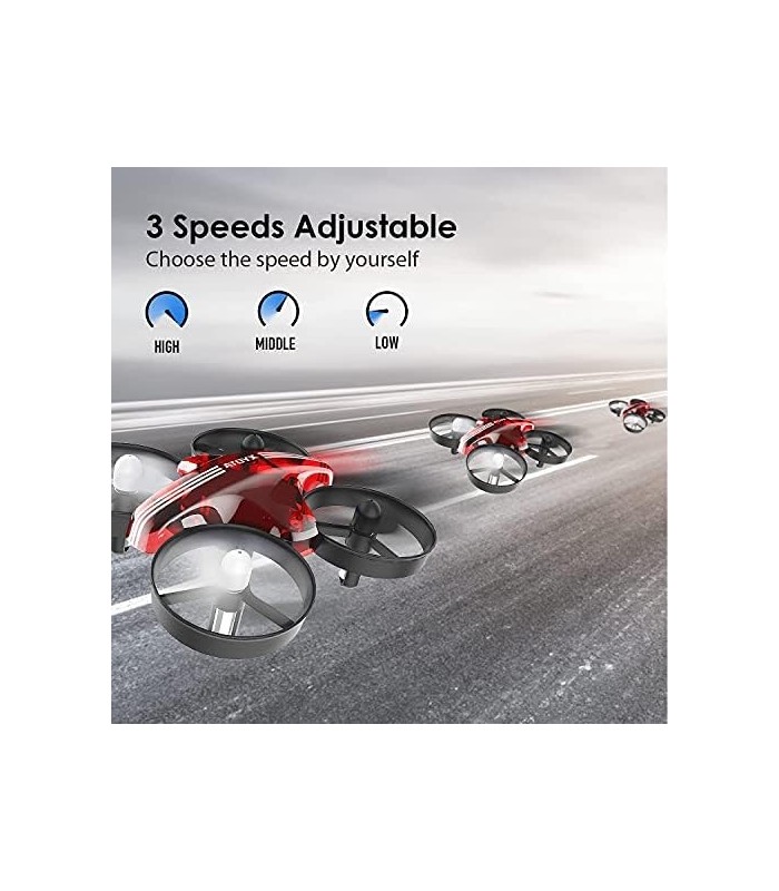 Mini Drone ATOYX para crianças e iniciantes, Nano Helicóptero Quadcóptero Portátil Interno com Pairação Automática, Modo Sem Cab